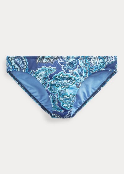 Fondo de Bikini Ralph Lauren Mujer Azules / Multicolor - Paisley Hipster - SWAHU9475